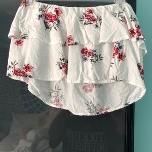 ruffle tube top